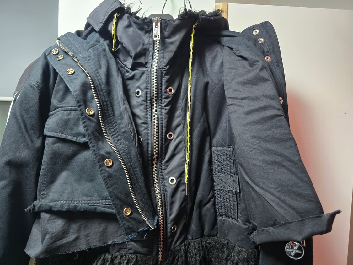 디젤 크롭 퍼 후드 숏패딩 상품이미지5