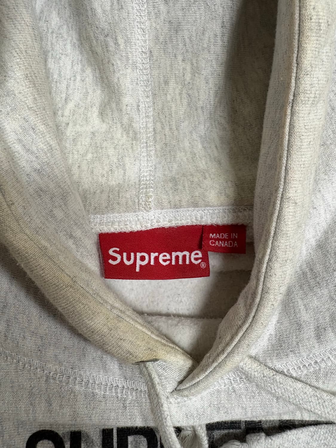 슈프림 모션로고 후드티 그레이 L 상품이미지2