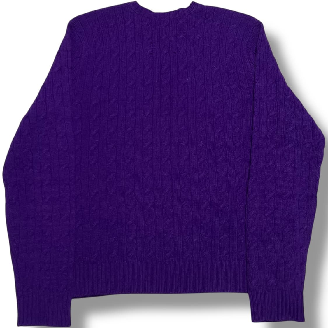 Polo Ralph Lauren 메리노울 케이블 퍼플 니트 상품이미지2