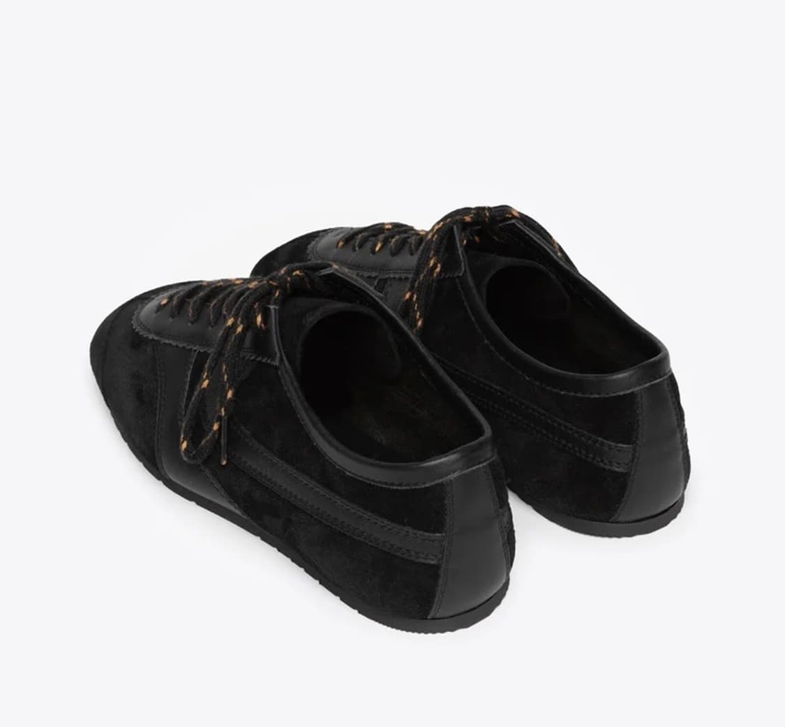 [37,39,40,41]드리스반노튼 25fw 스웨이드 스니커즈/블랙 상품이미지3