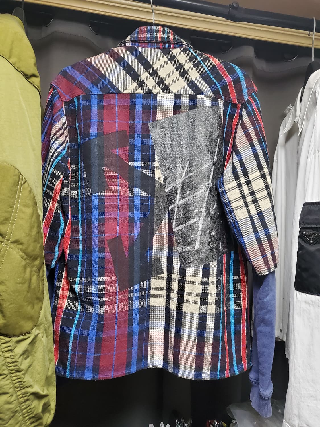 오프화이트 레이어드 맨투맨 셔츠 상품이미지6