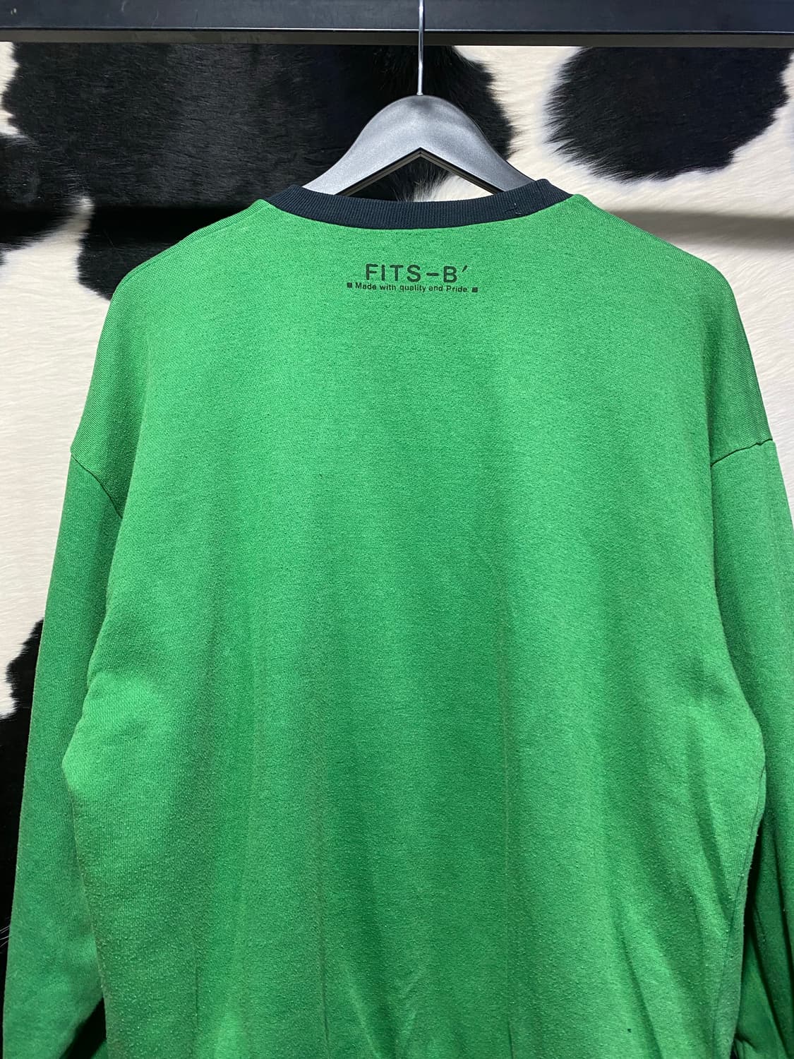 Fits-B 레터링 프린팅 리버시블 맨투맨 상품이미지8