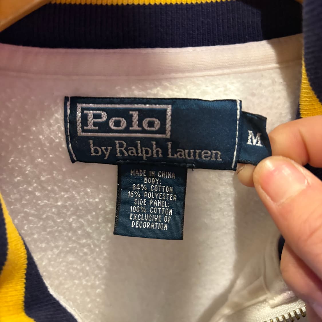 00s 폴로 랄프로렌 엠브로이드 하프 집업 상품이미지5