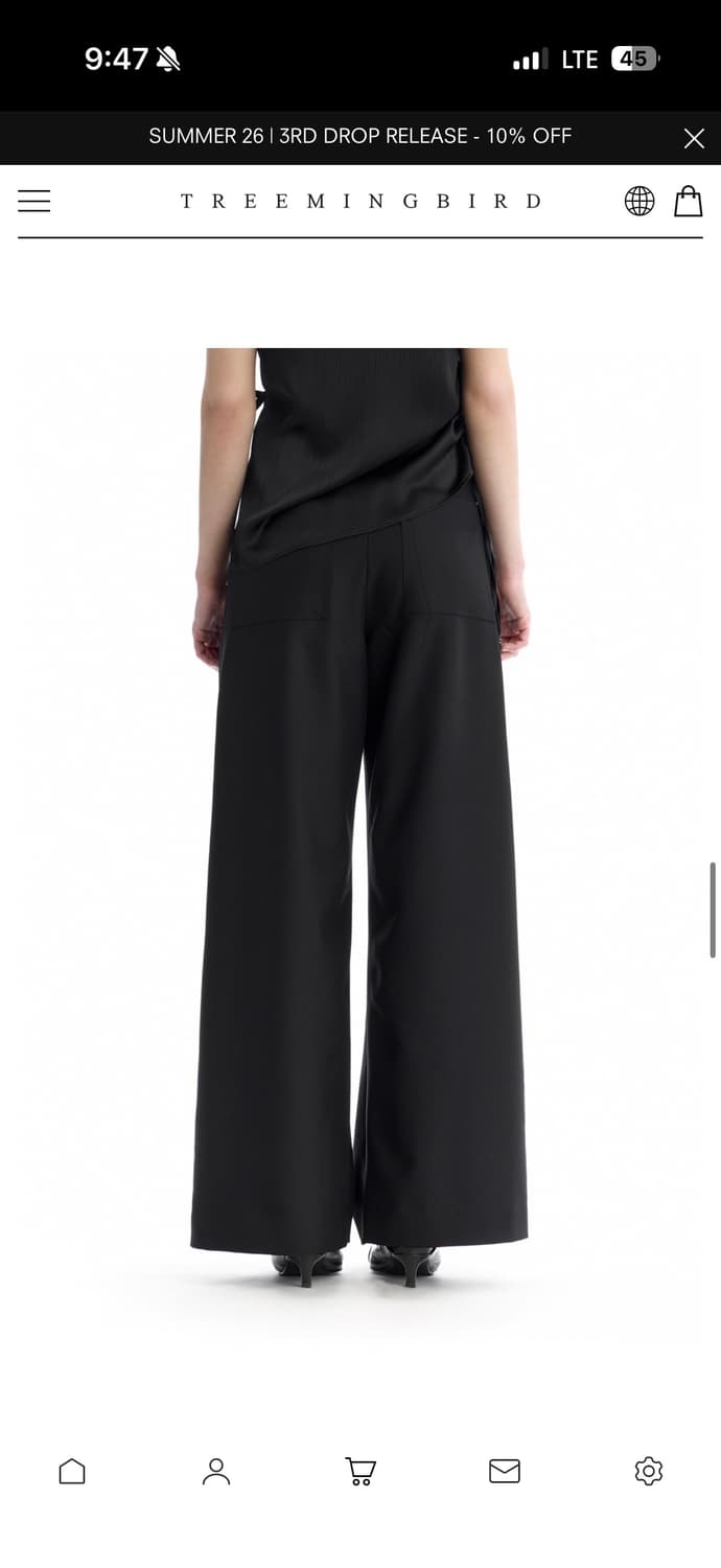 트리밍버드 Removable Snap Belt Pleated Pants  상품이미지3