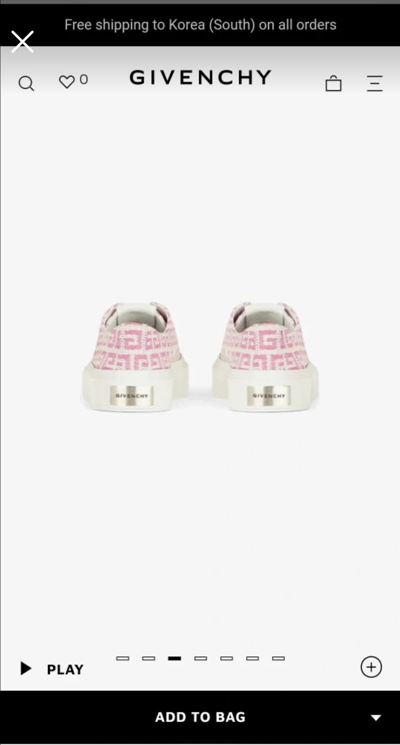 지방시 스니커즈신발 자카드단화 상품이미지8