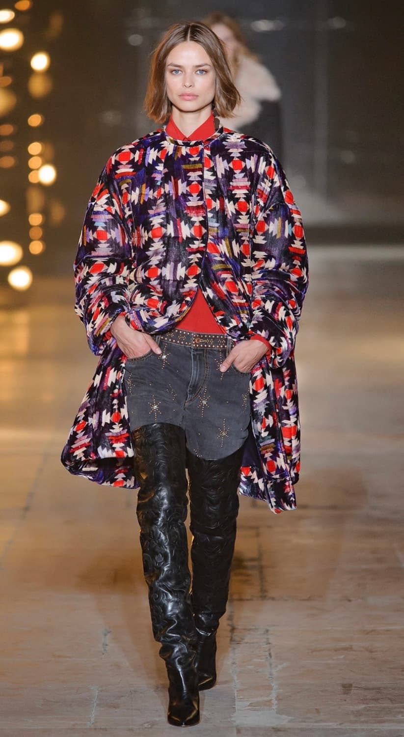 이자벨 마랑 퀼팅 벨벳 코트 (아카이브) 상품이미지2