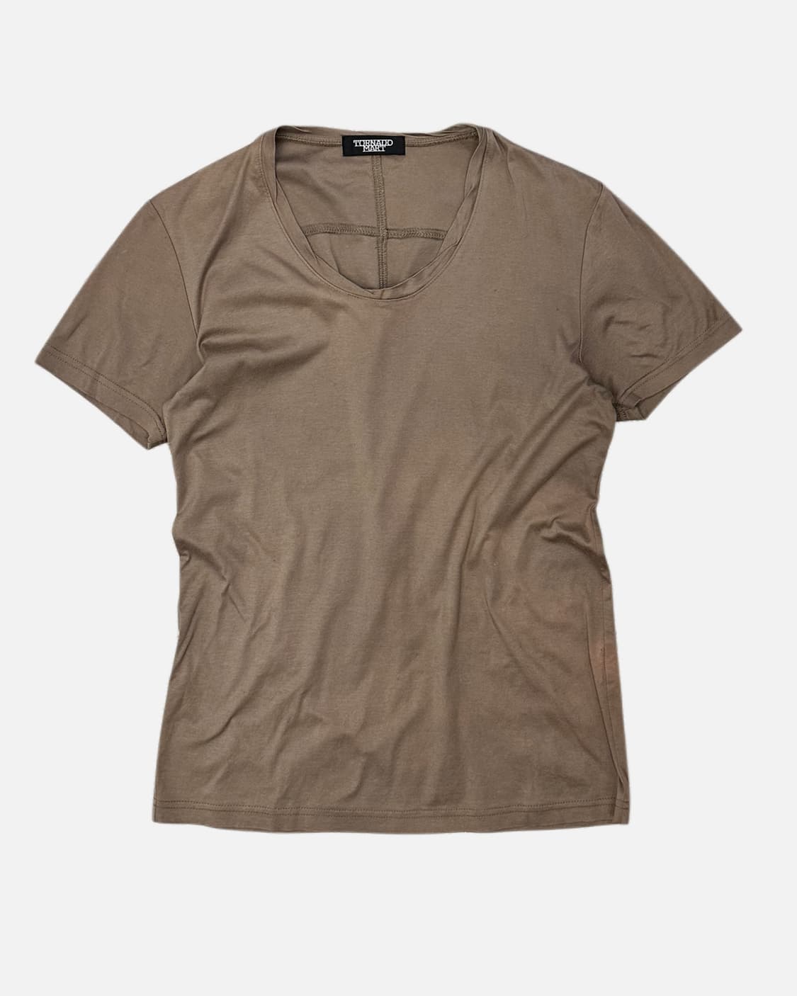 twist neck seam line t-shirt 상품이미지2