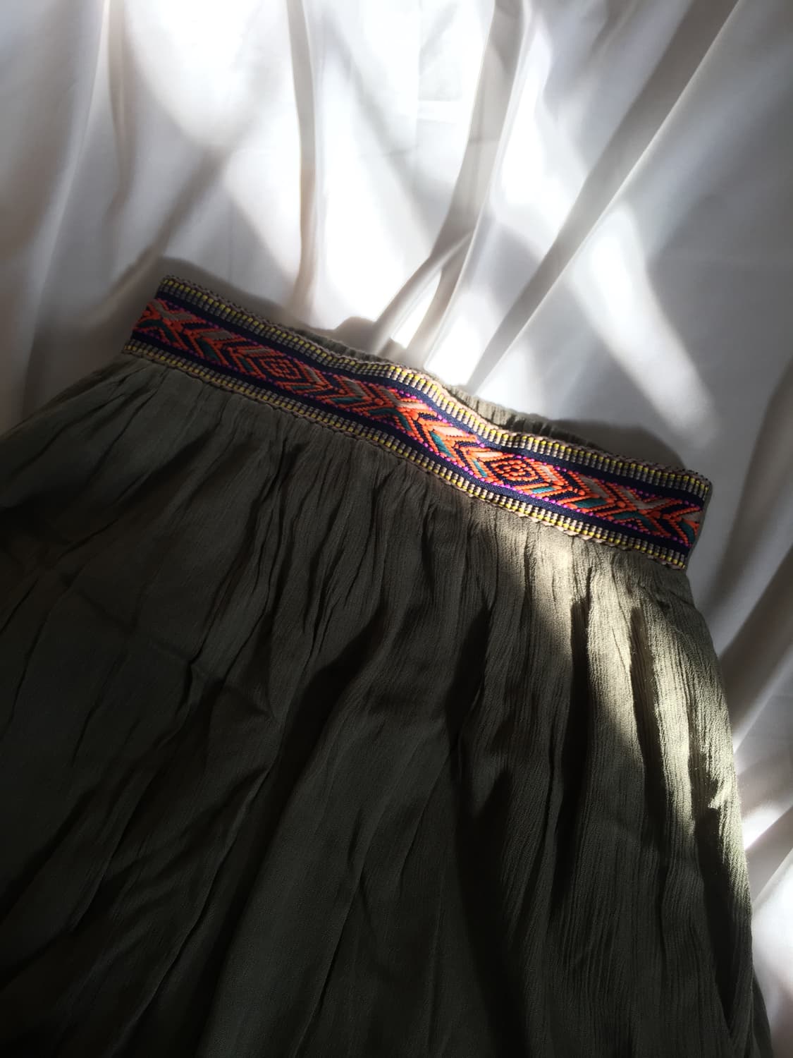 보헤미안 포인트 롱스커트 상품이미지2