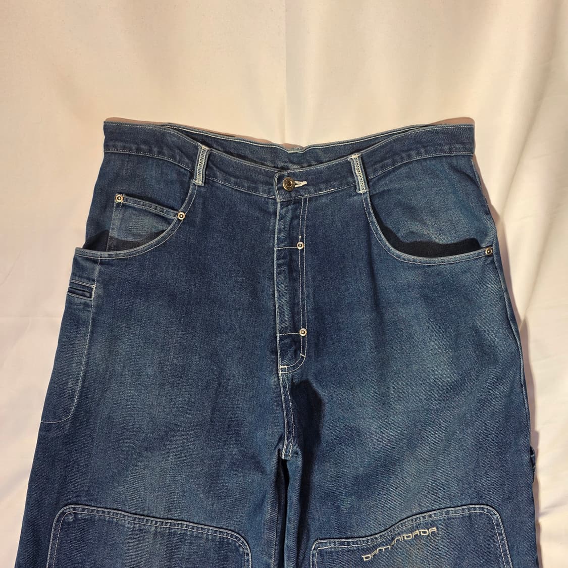 [36]90s damani dada 다마니 다다 더블니 카펜터 데님팬츠 상품이미지2