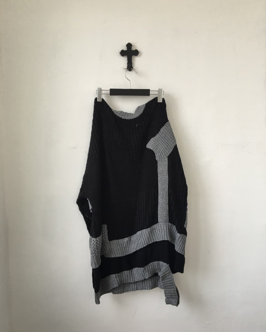 Pattern mixed point knit onepiece 상품이미지3