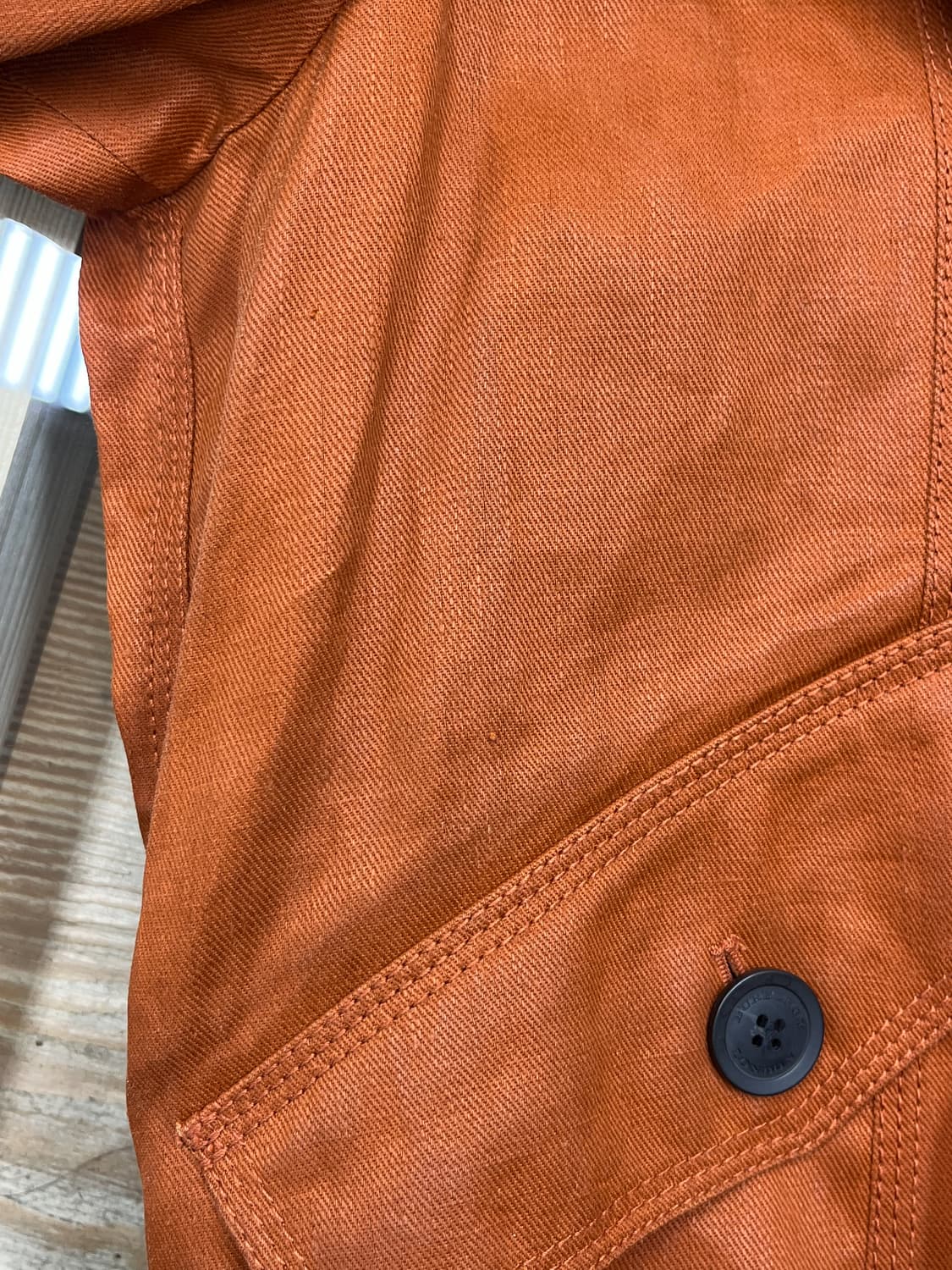 버버리 러스트 오렌지 숏 트렌치 자켓 상품이미지8