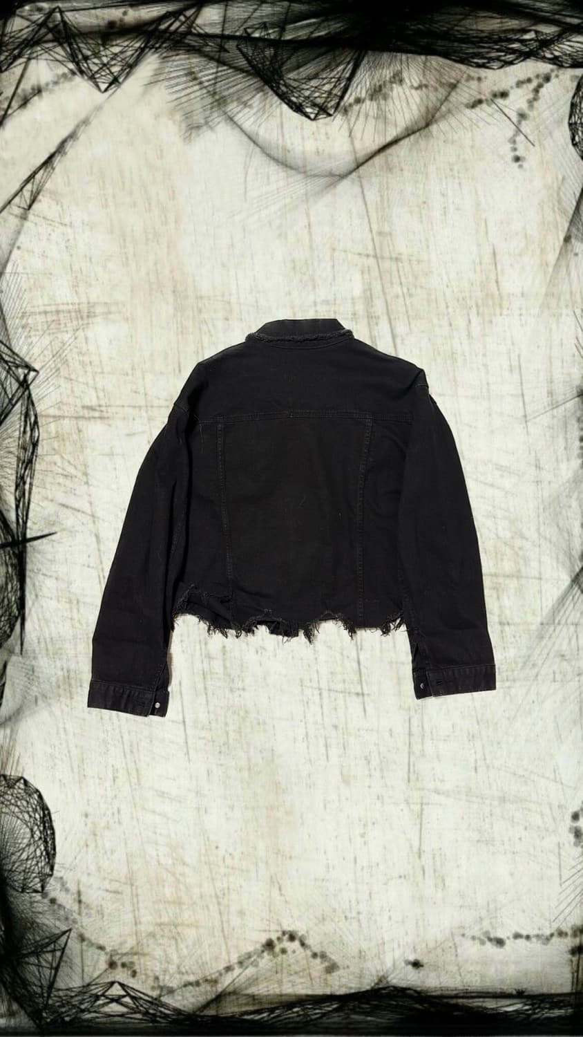 Damaged crop jacket 상품이미지2