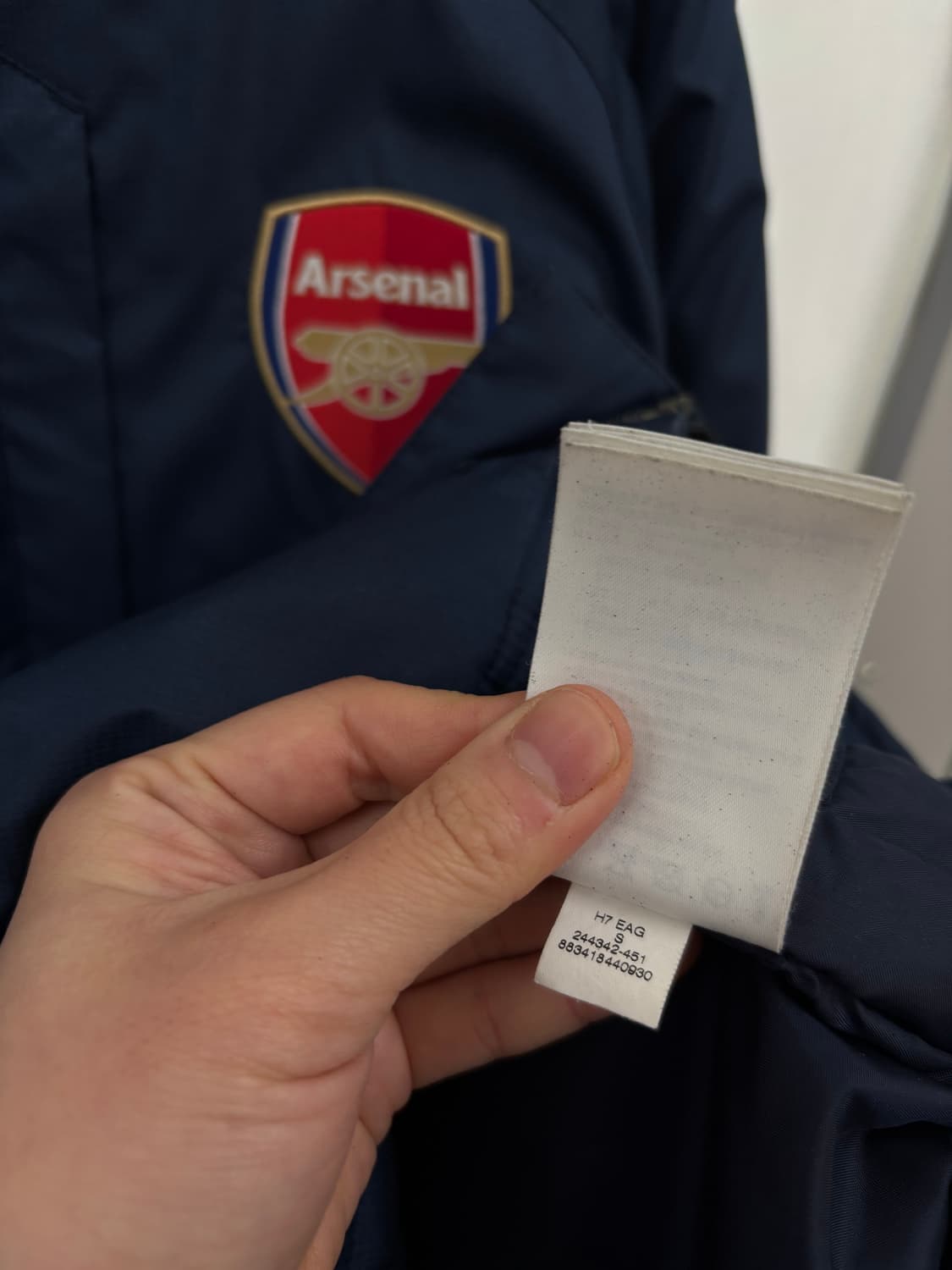 나이키 후드탈착 아스날 내피점퍼 상품이미지7