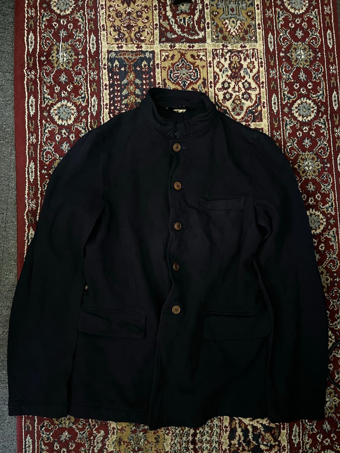 comme des garcons homme plus 축융 폴리 자수 자켓 상품이미지1