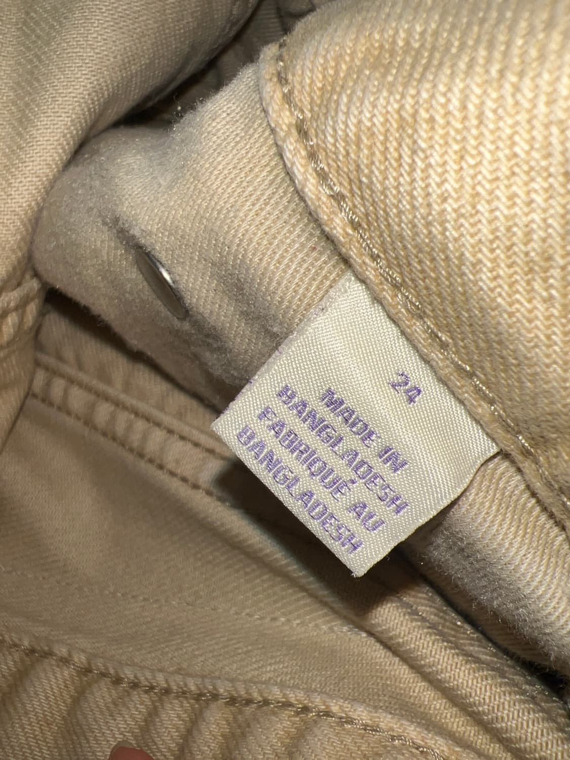 캘빈클라인 90`s 스트레이트핏 데님 카멜 상품이미지7