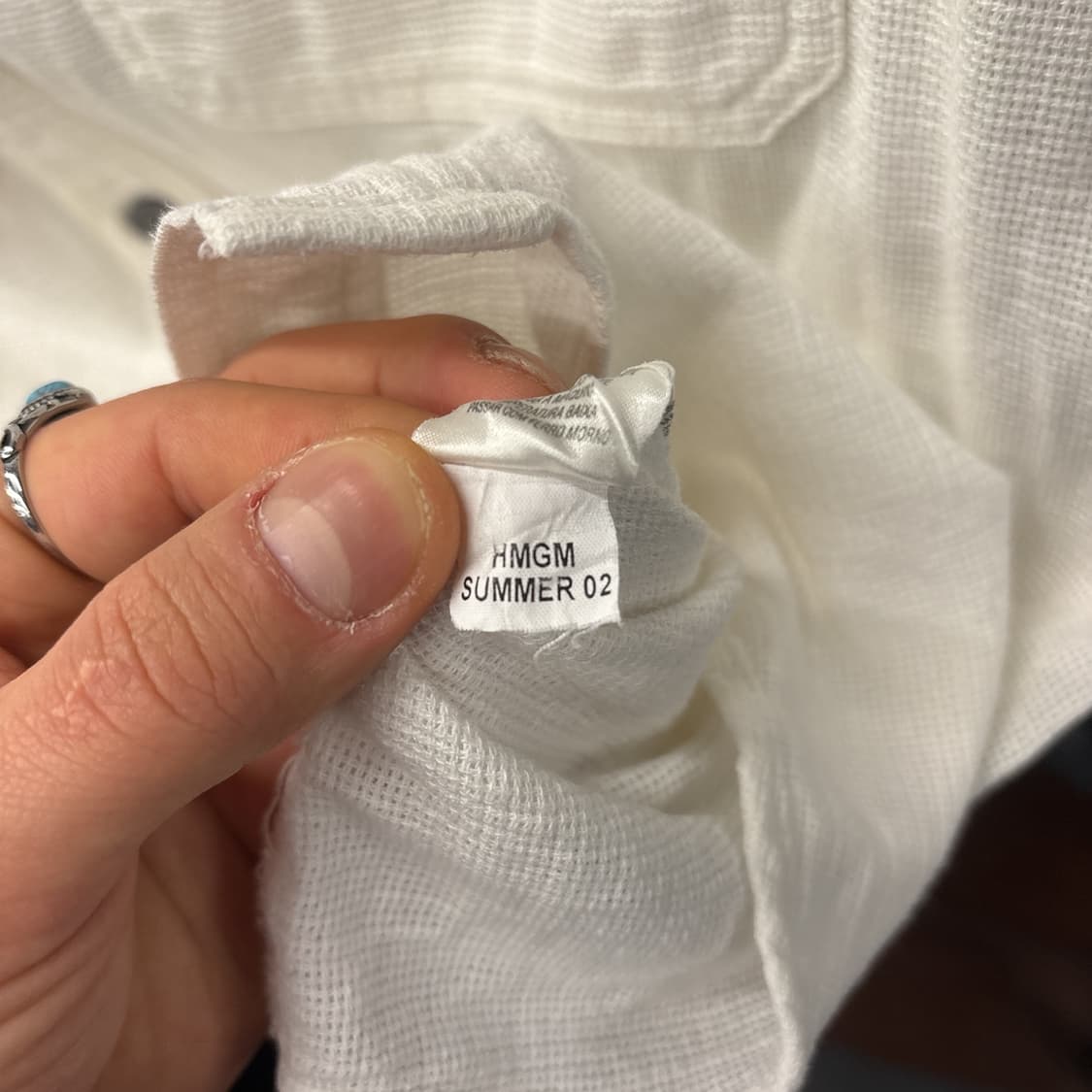 00s 할리데이비슨 쉴드리벳 워크포켓 오픈위브 메쉬셔츠 N1064 상품이미지10