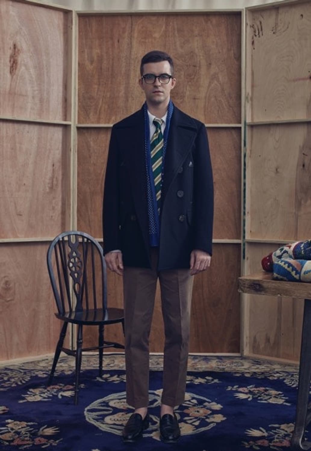 비바스튜디오 클래식 해군 피코트 네이비 S 상품이미지3