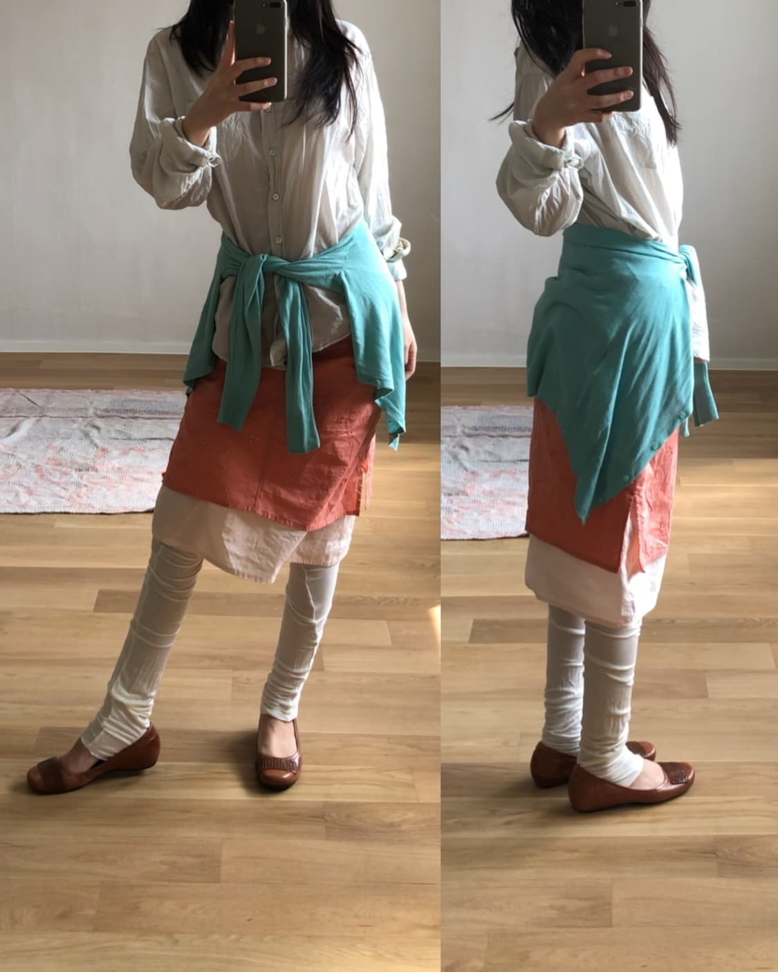 [직수입] 빈티지 kookai 스커트와 티셔츠 세트 상품이미지4