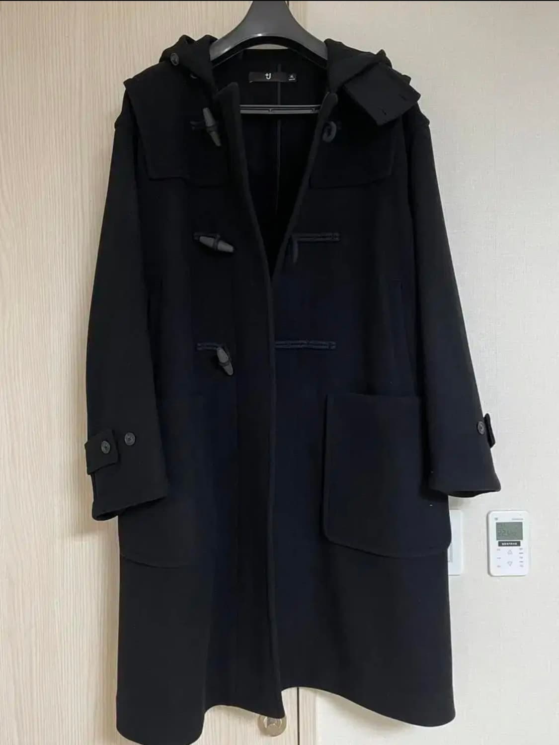 [XL]질샌더 유니클로 더플코트 블랙 상품이미지2