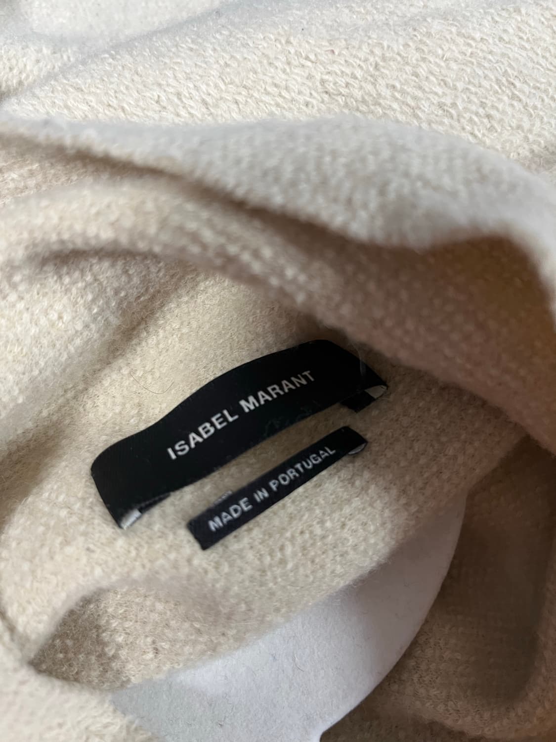 이자벨마랑 아이보리 터틀넥 니트 상품이미지2