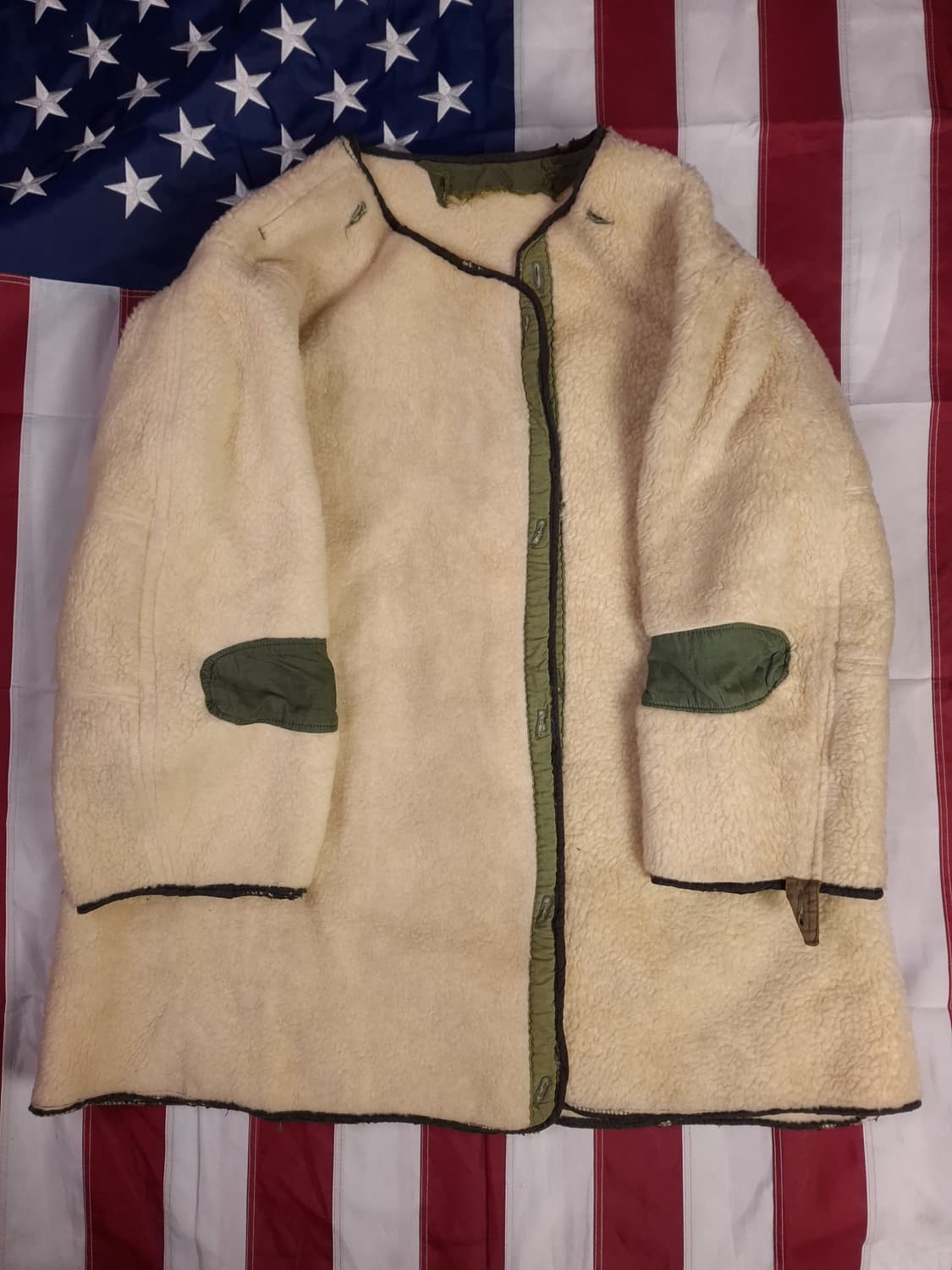 오리지날 미군 M-51 진나단파카 양털 라이너 스몰 셋트 상품이미지9