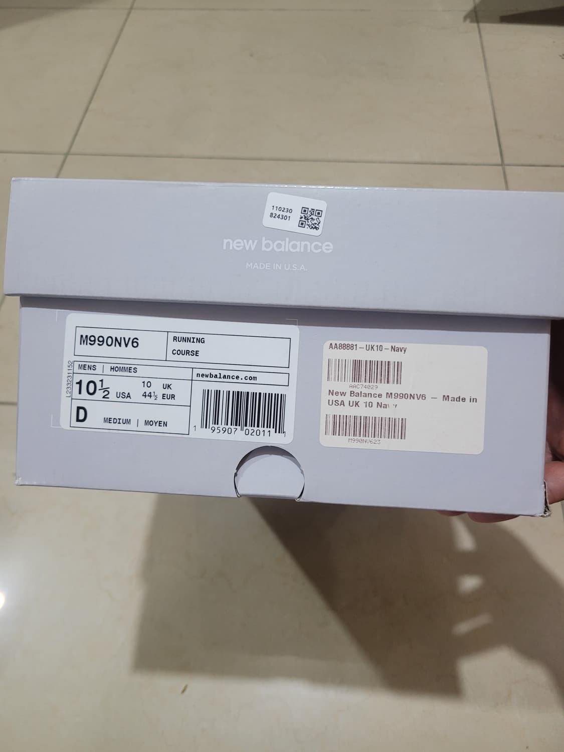 뉴발란스 990v6 285 네이비 상품이미지8