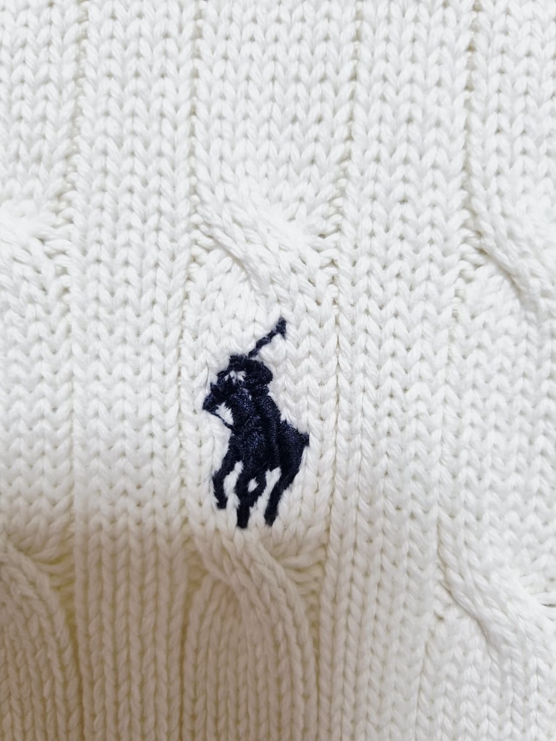 키즈 주니어 청소년 학생 여성 폴로 두산 케이블 꽈배기 라운드 긴팔 니트 상품이미지9