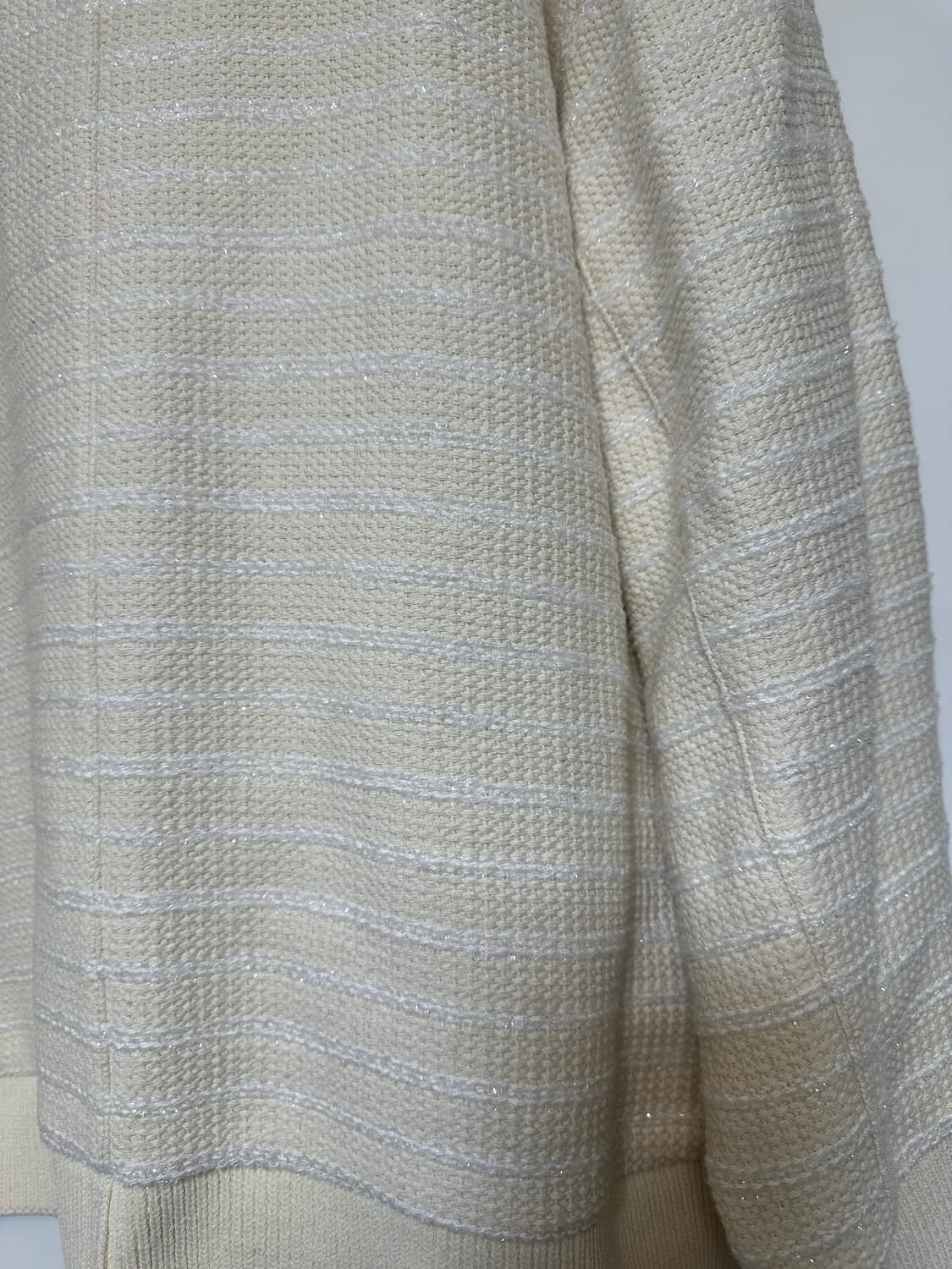 한섬 시스템 프리미엄 아이보리 트위드 울가디건 상품이미지7