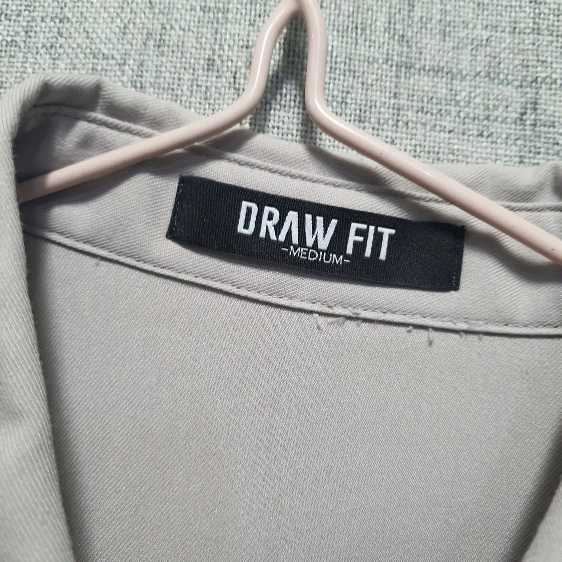 드로우핏  오버핏 히든 미니멀  긴팔 셔츠  상품이미지3