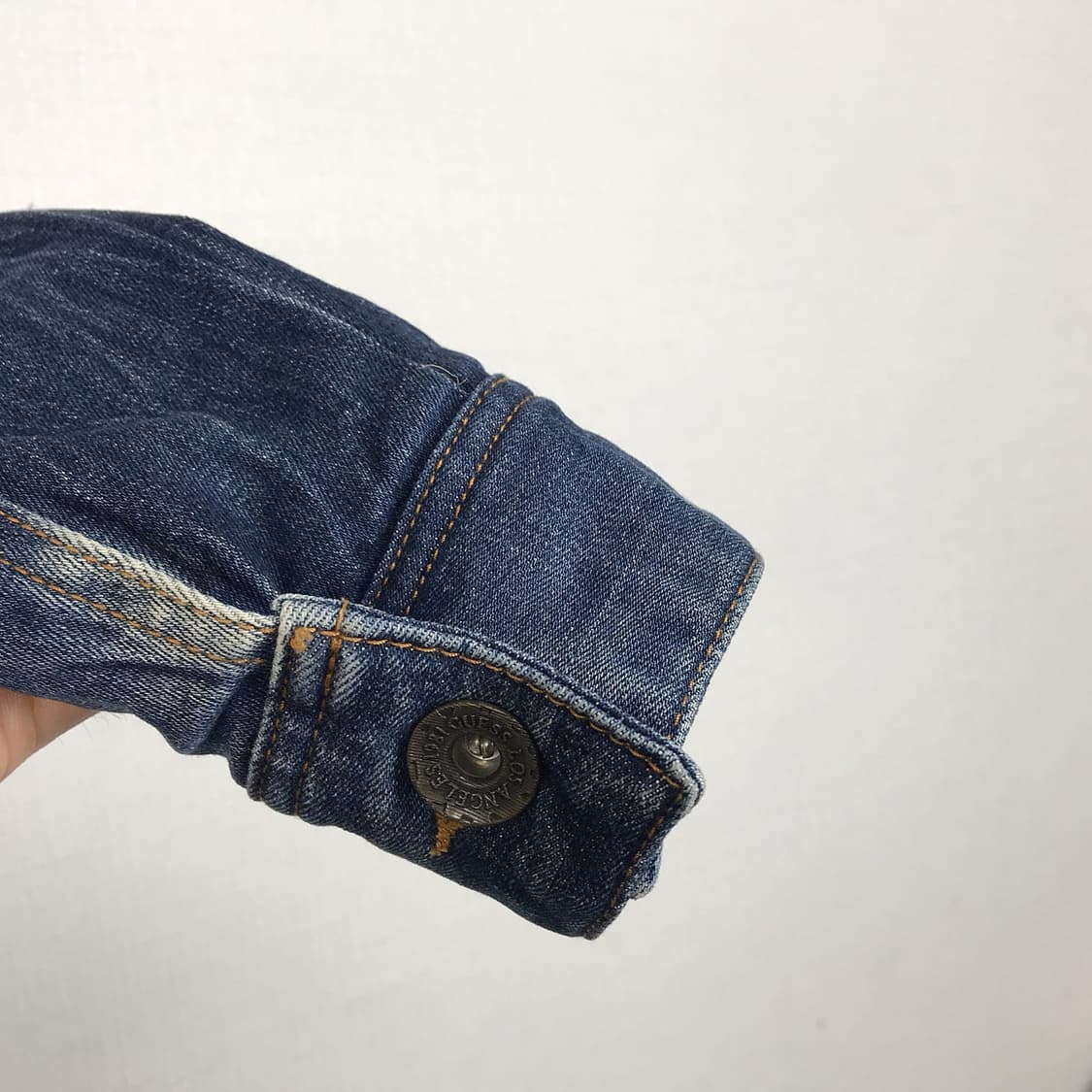 게스 GUESS 슬림핏 트러커 데님 자켓 남성L 상품이미지5