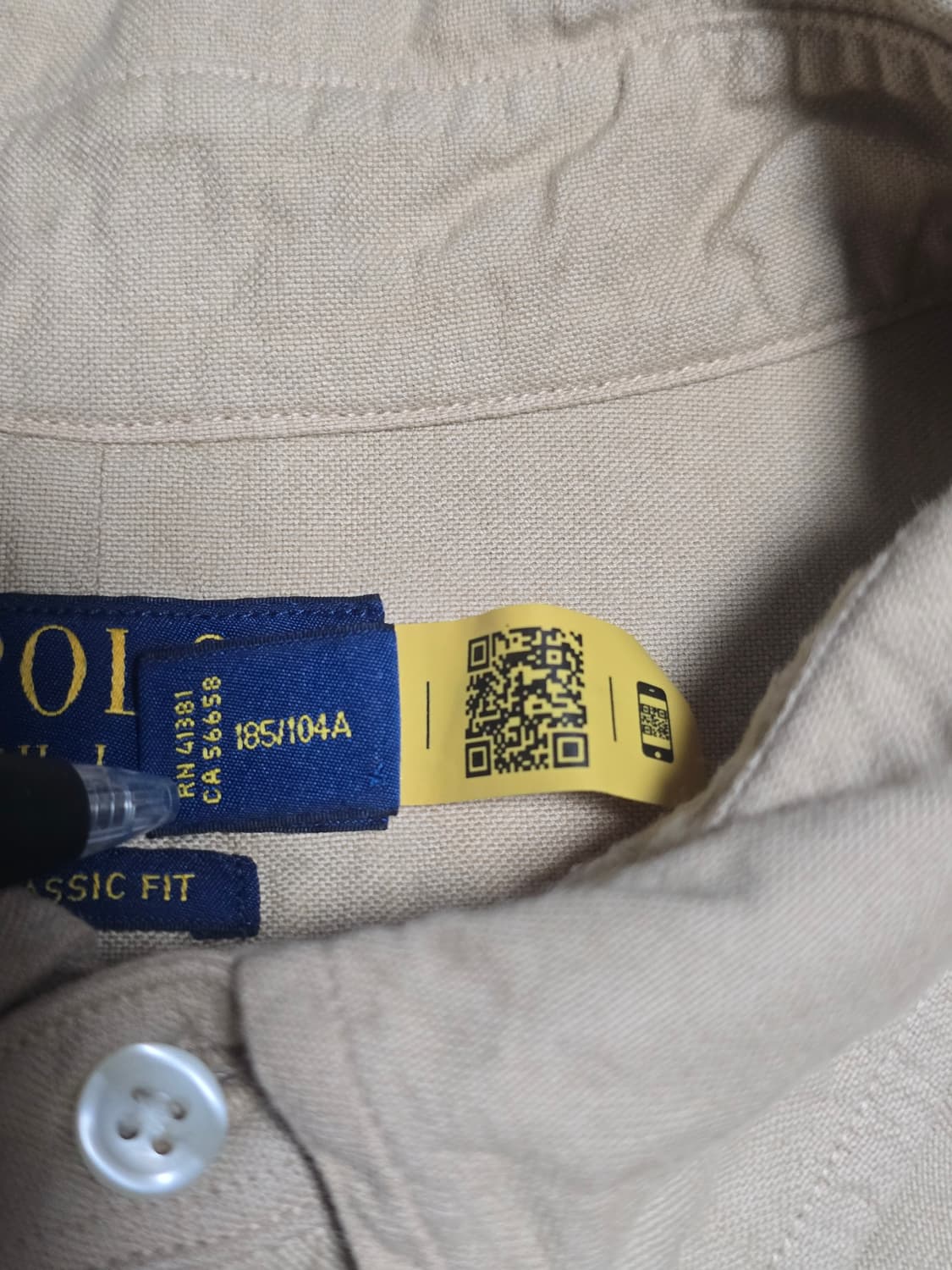 Polo 폴로랄프로렌 코튼 브라운 빅 신형 셔츠 XL 상품이미지6