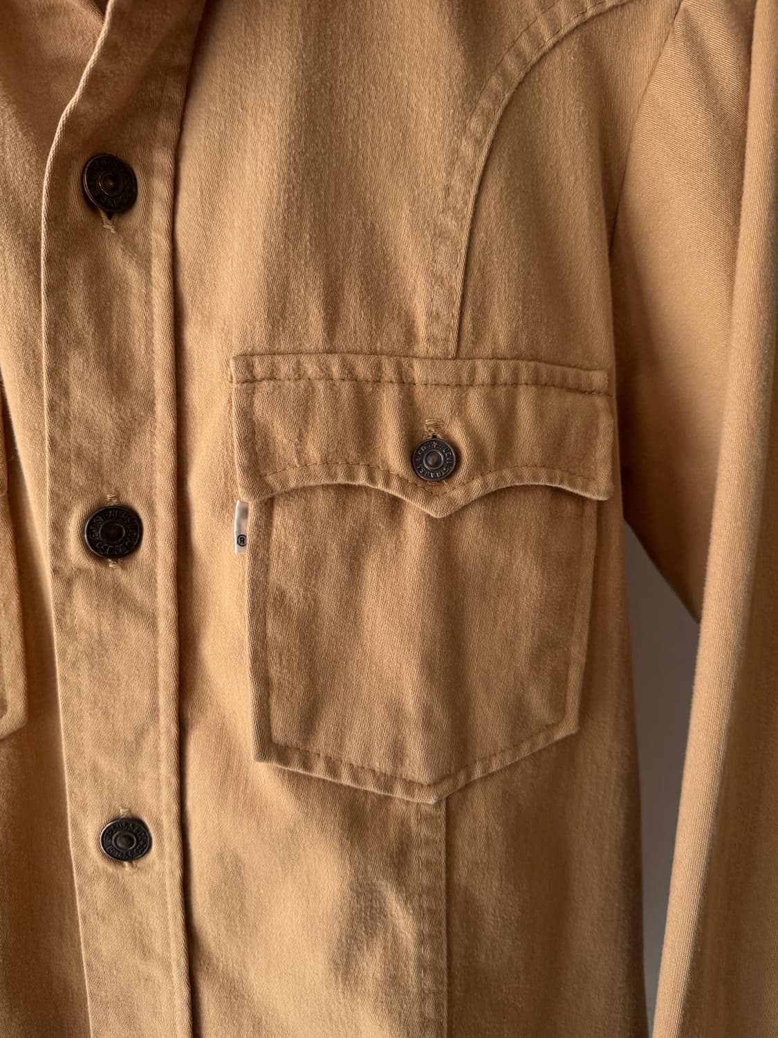 [S]70's 리바이스 Made in USA 샤모아 웨스턴 셔츠 상품이미지3