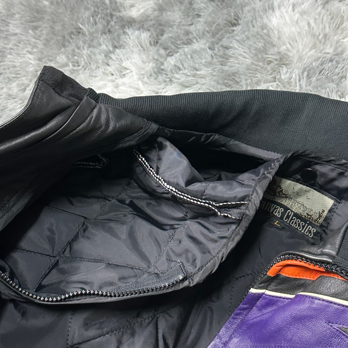 빈티지 아크틱캣 레이싱 가죽자켓 L 상품이미지3