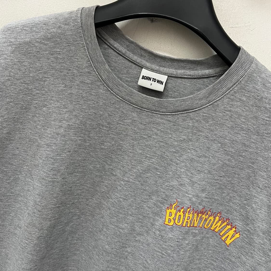 본투윈 플레임 백로고 반팔티 XL~2XL 상품이미지4