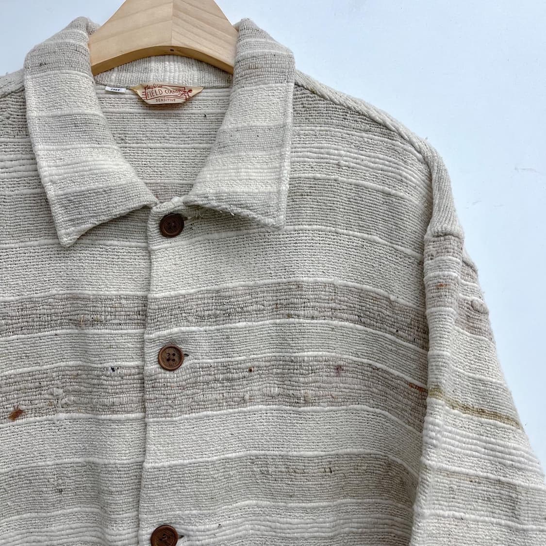 필드 컨트리 제팬 아이보리 버튼 자켓 상품이미지3