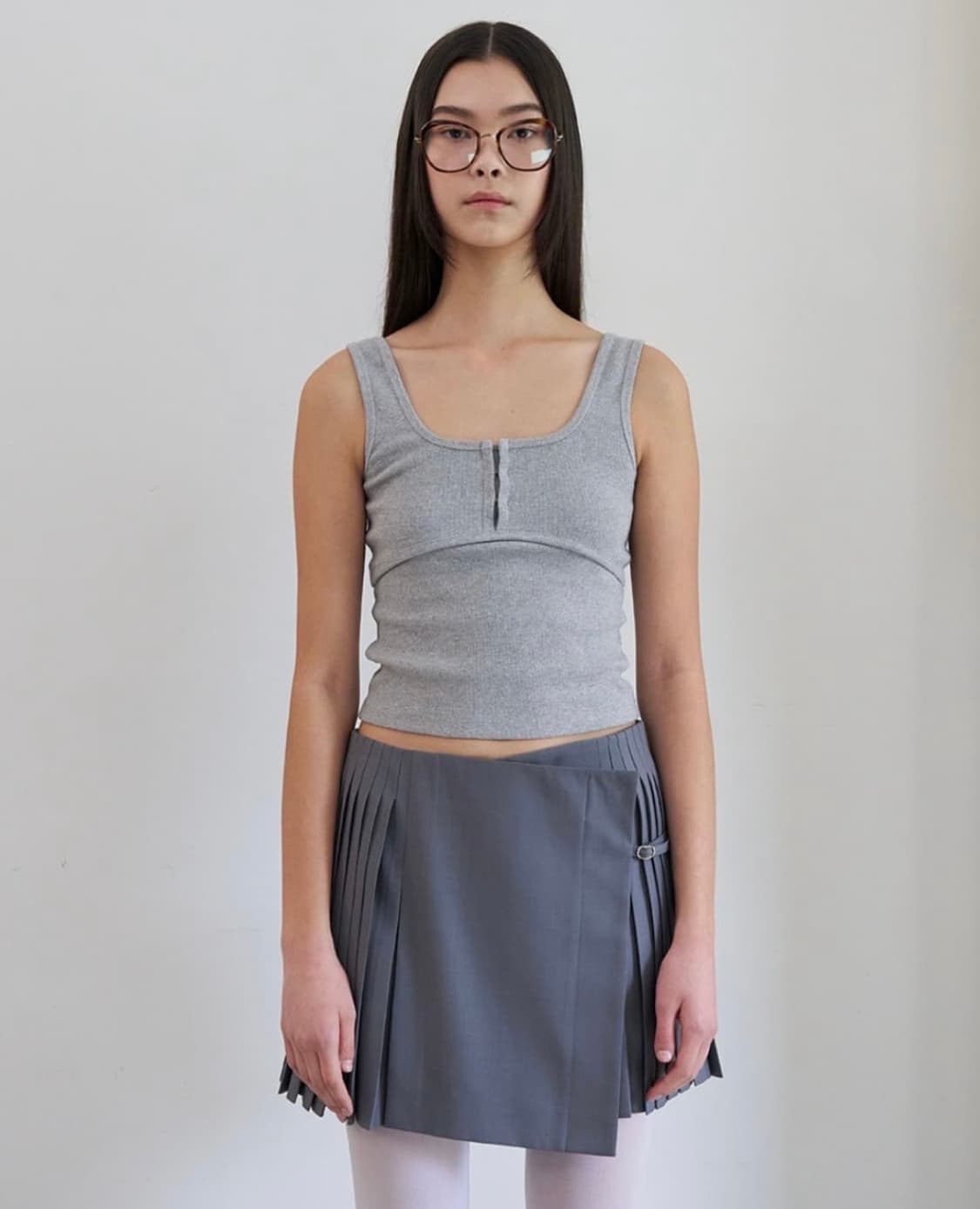 LCDC 뷔스티에 디테일 탱크탑 M(실사) 상품이미지1