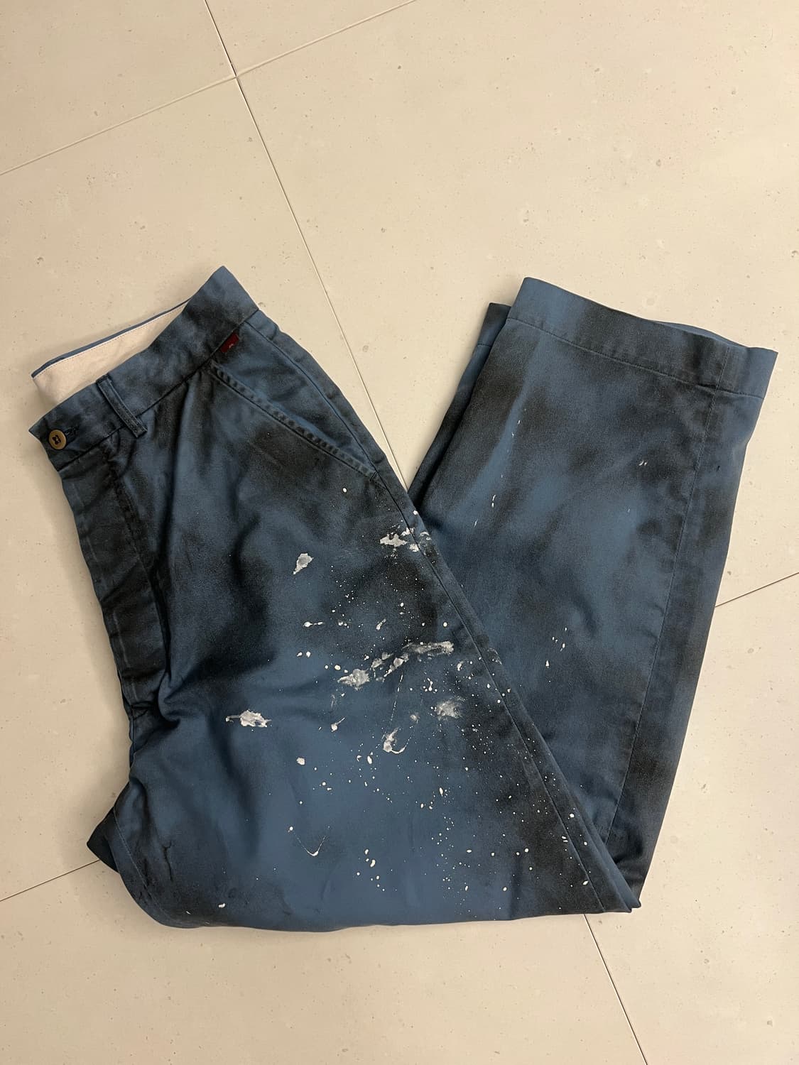 아나크로놈 노턱 와이드 치노 팬츠 NO TUCK WIDE CHINO 상품이미지3