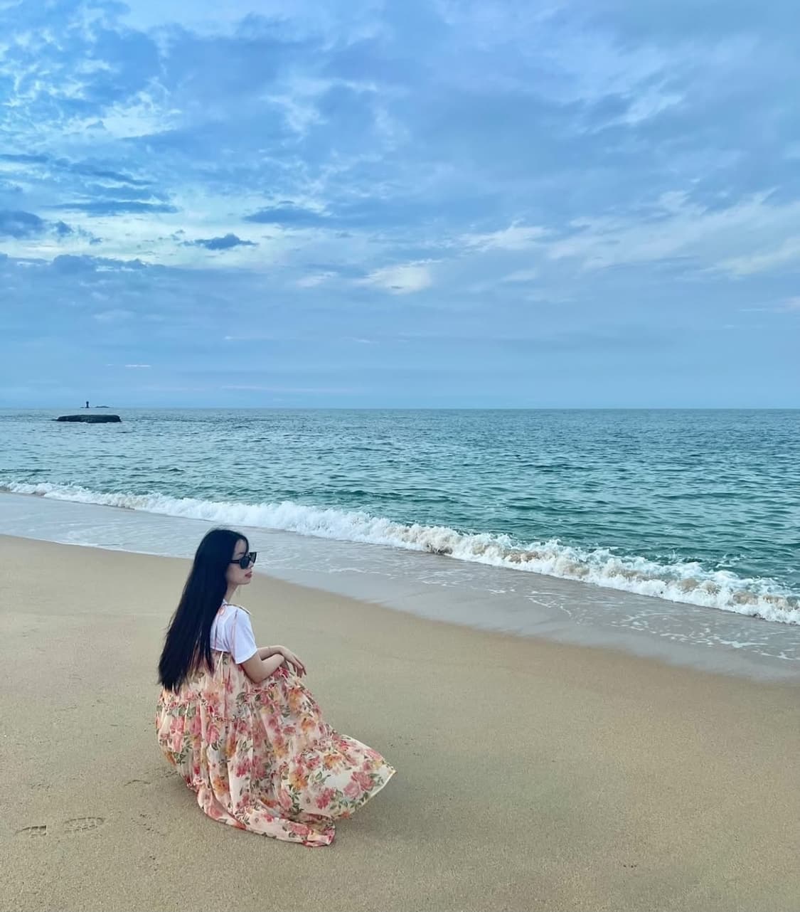 트와이스다현) 자라 플로럴 미디원피스 상품이미지2