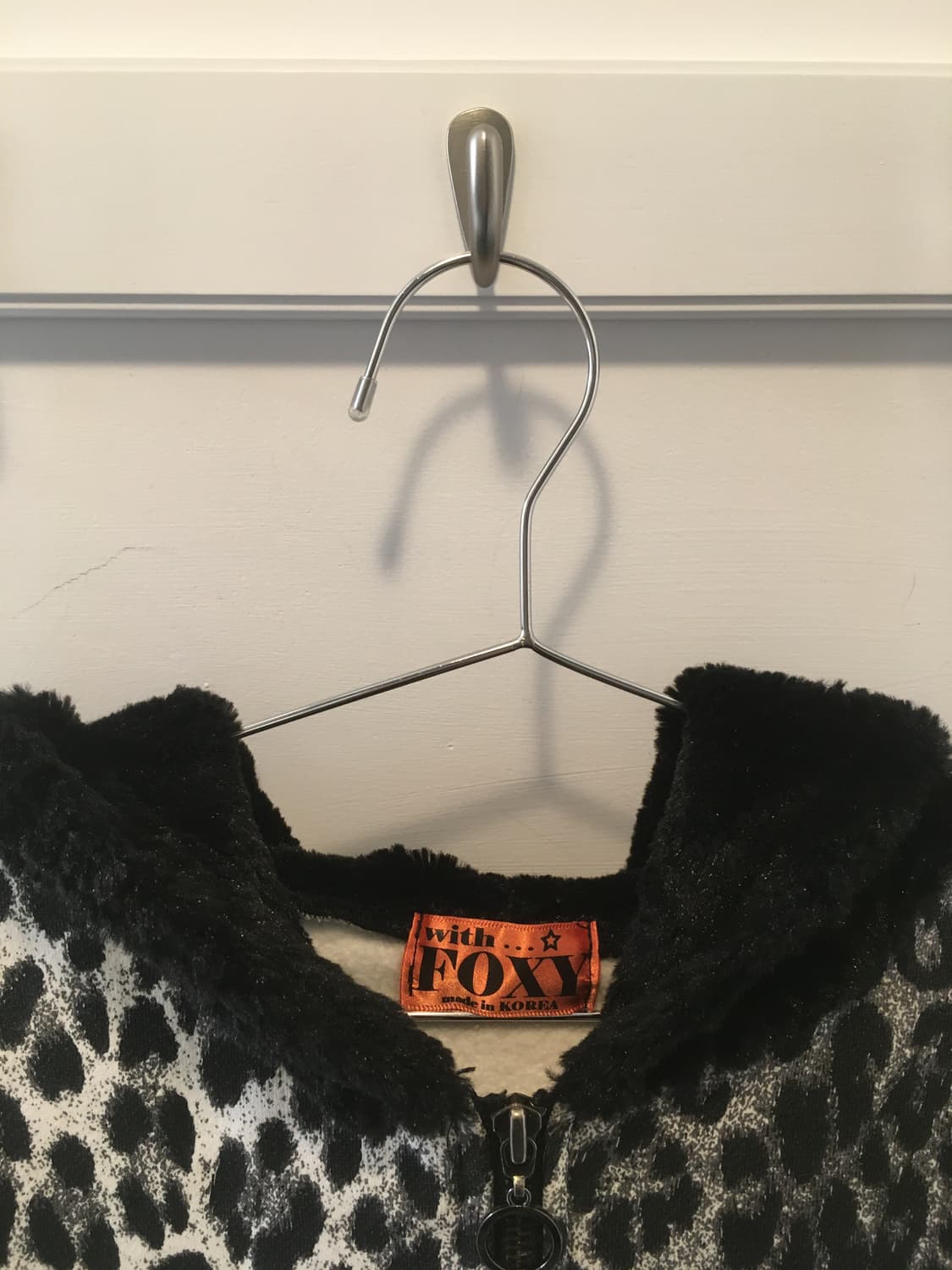 Gyaru leopard pattern hood zipup 상품이미지3