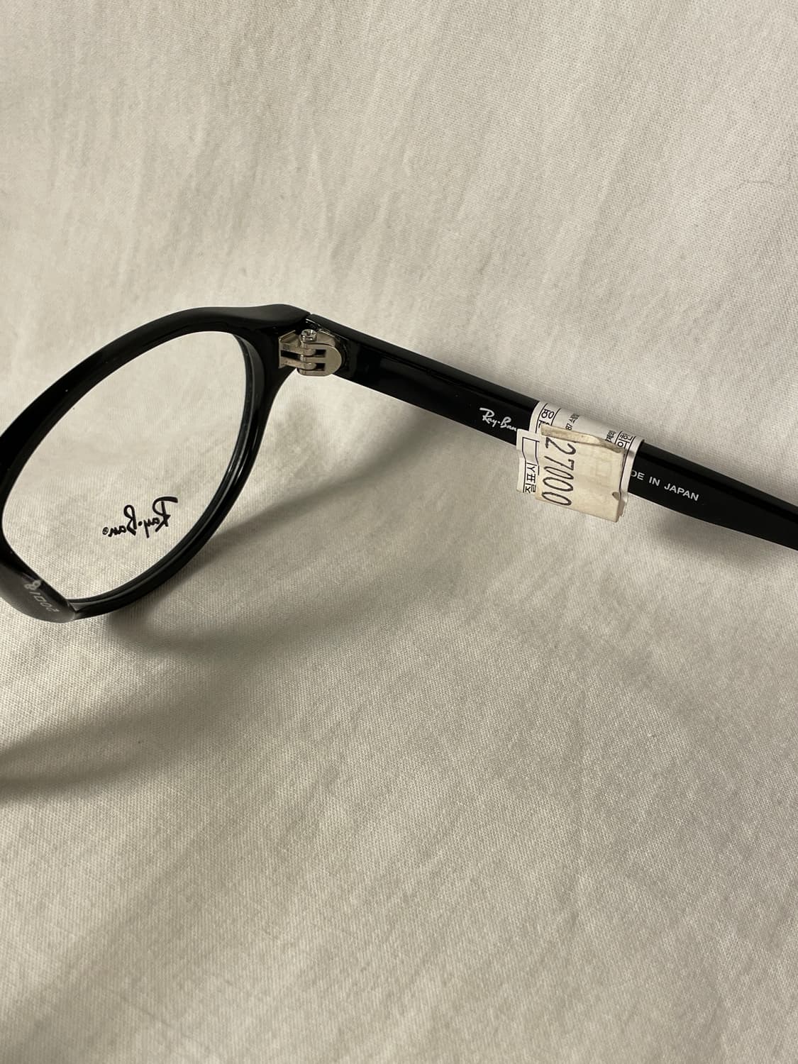 Ray-Ban 레이벤 일본생산 PB5110 블랙 뿔테 긱시크안경 상품이미지4