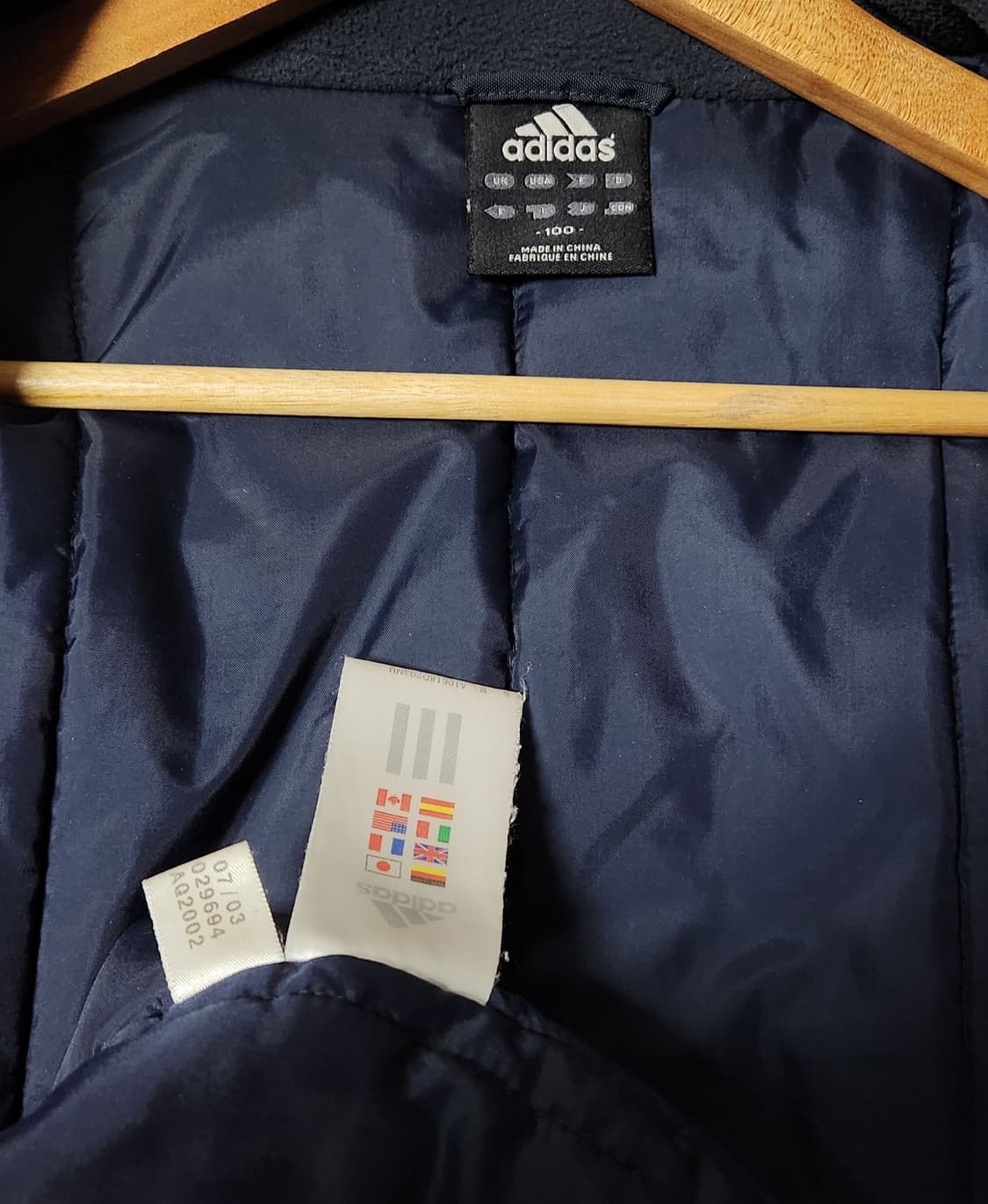 아디다스 레알 마드리드 03-04 벤치 코트 점퍼 자켓 상품이미지7