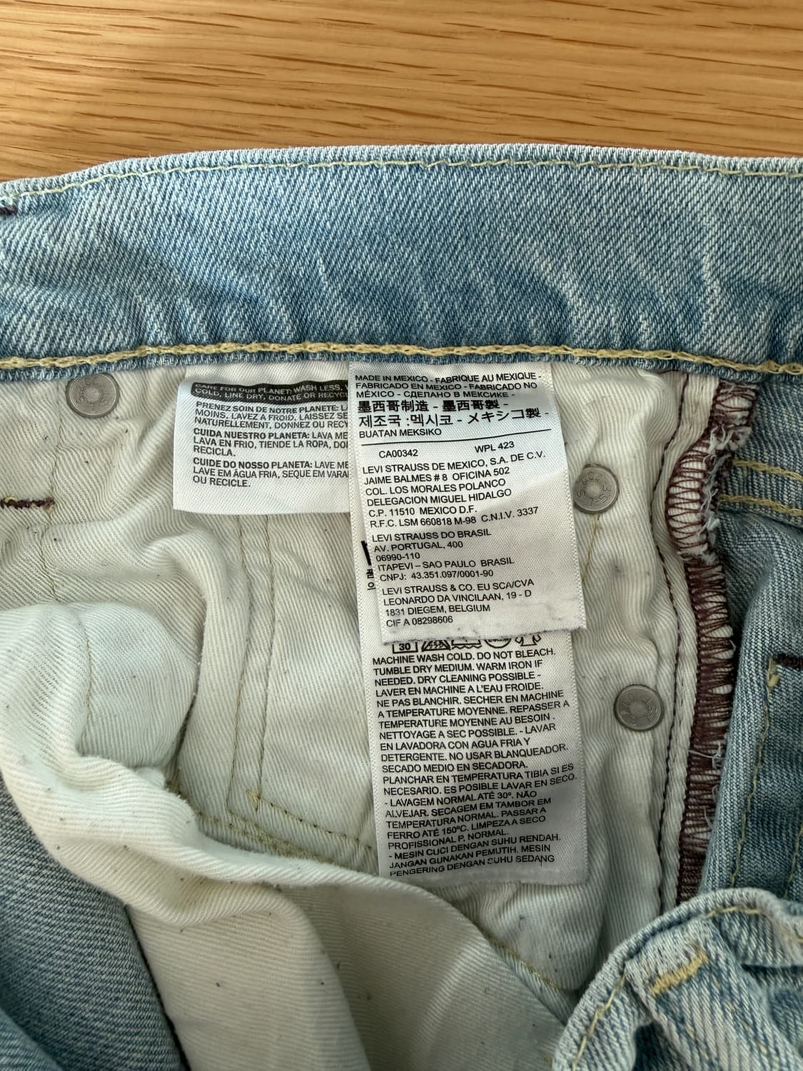 리바이스(Levi's) 510 데님 팬츠 상품이미지8