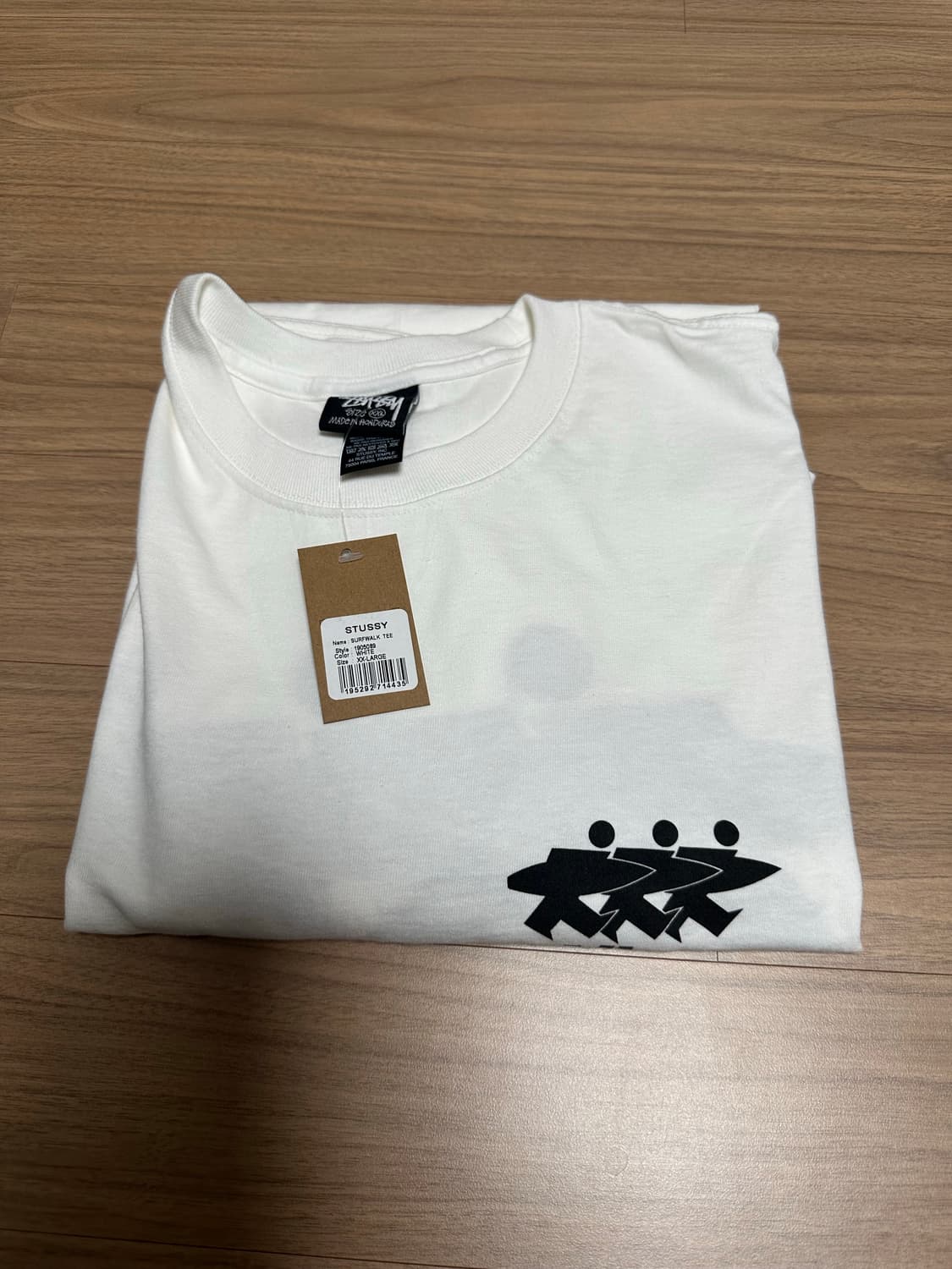 스투시 서프워크 반팔 반팔 티셔츠 화이트 XXL 2XL 상품이미지3