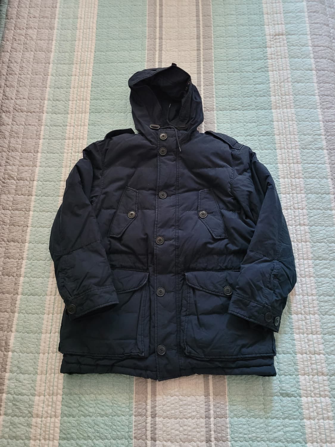 폴로 랄프로렌 Polo 밀리터리 카라코람 그레이덕다운파카 L 105사이즈 상품이미지1