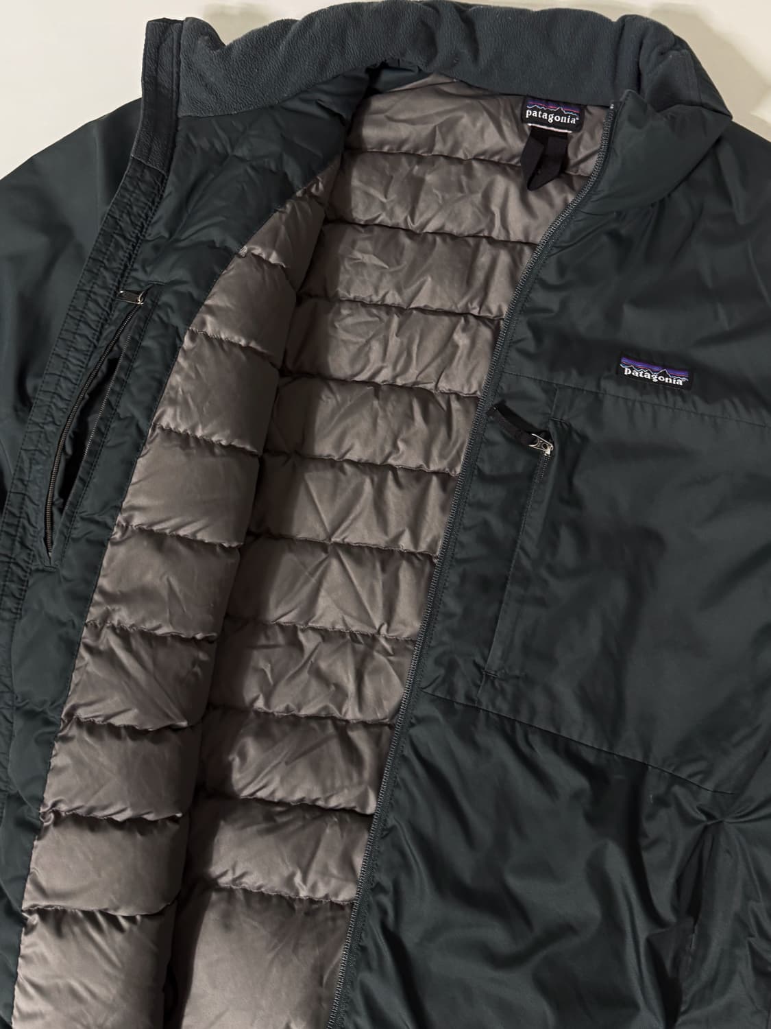 파타고니아 루즈핏 08's 딥그린 스텔스 다운 자켓 상품이미지3