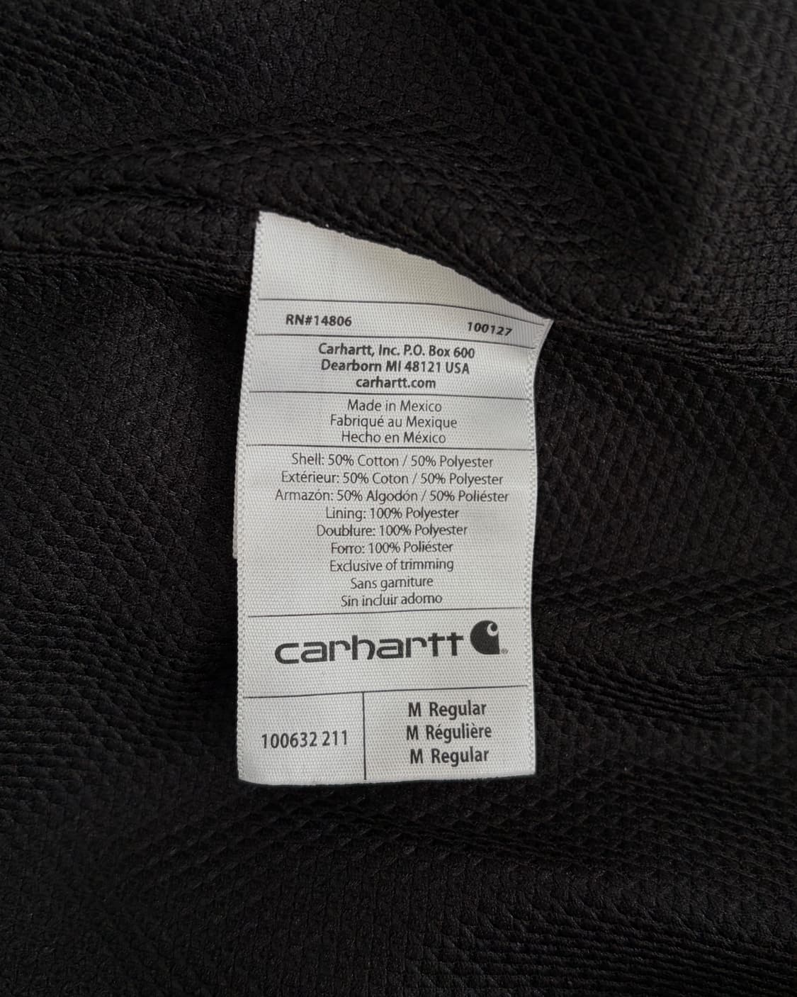 [L]칼하트 써멀 레인디펜더 된장 후드집업 상품이미지7