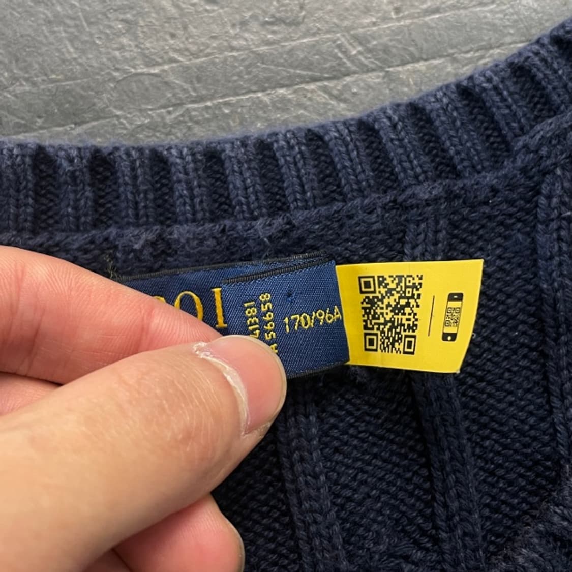 100 폴로 꽈배기 니트  상품이미지4