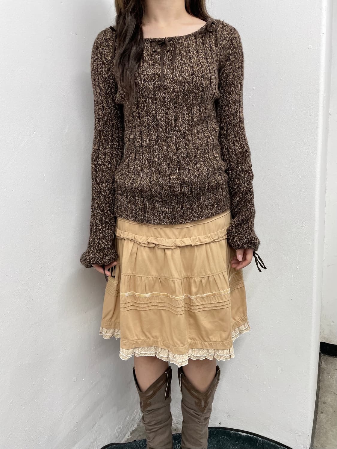 라떼모리 프릴 캉캉 스커트 상품이미지3