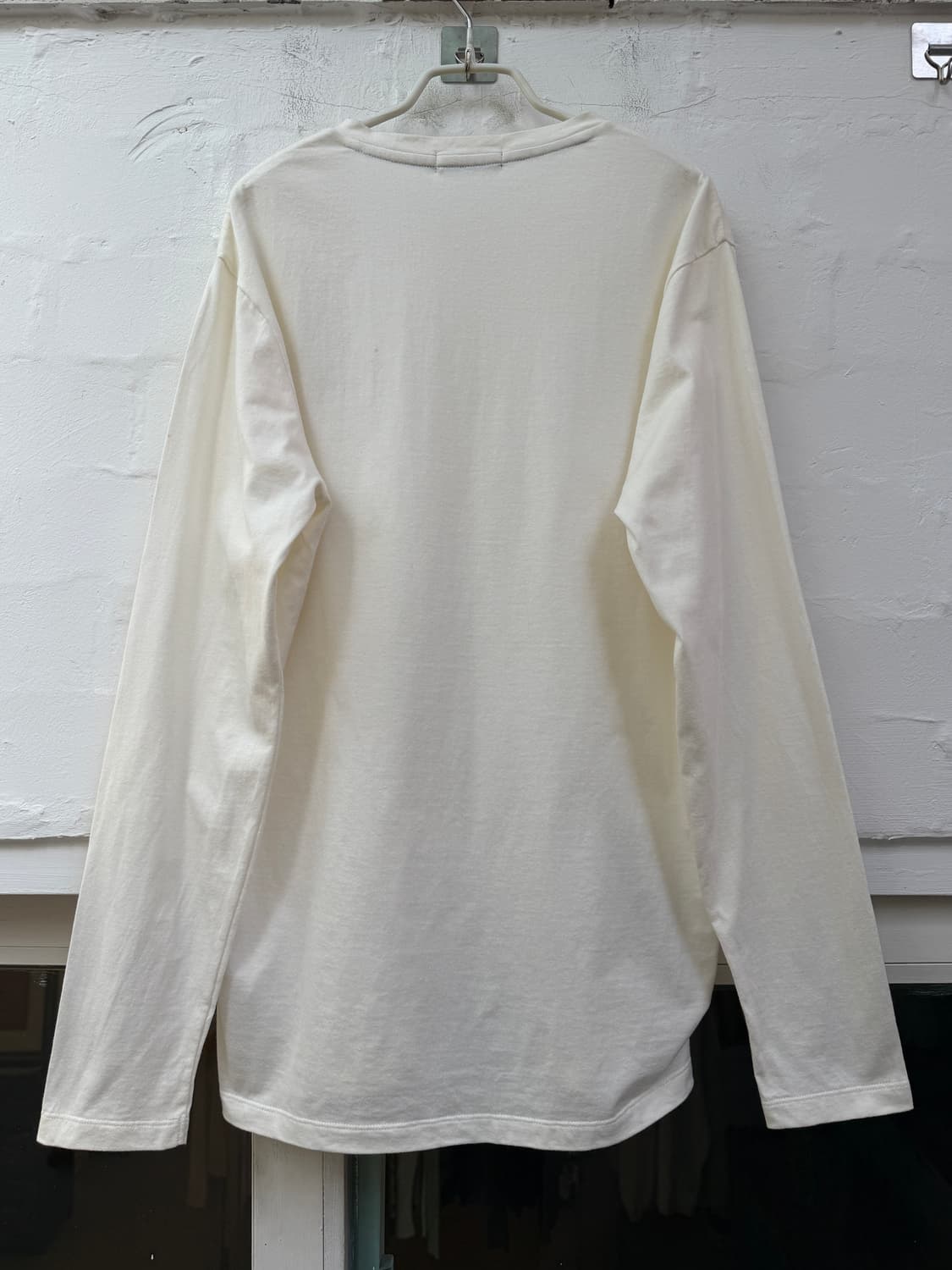 Burberry 버버리 블랙라벨 아이보리 브이넥 긴팔티 3 상품이미지9