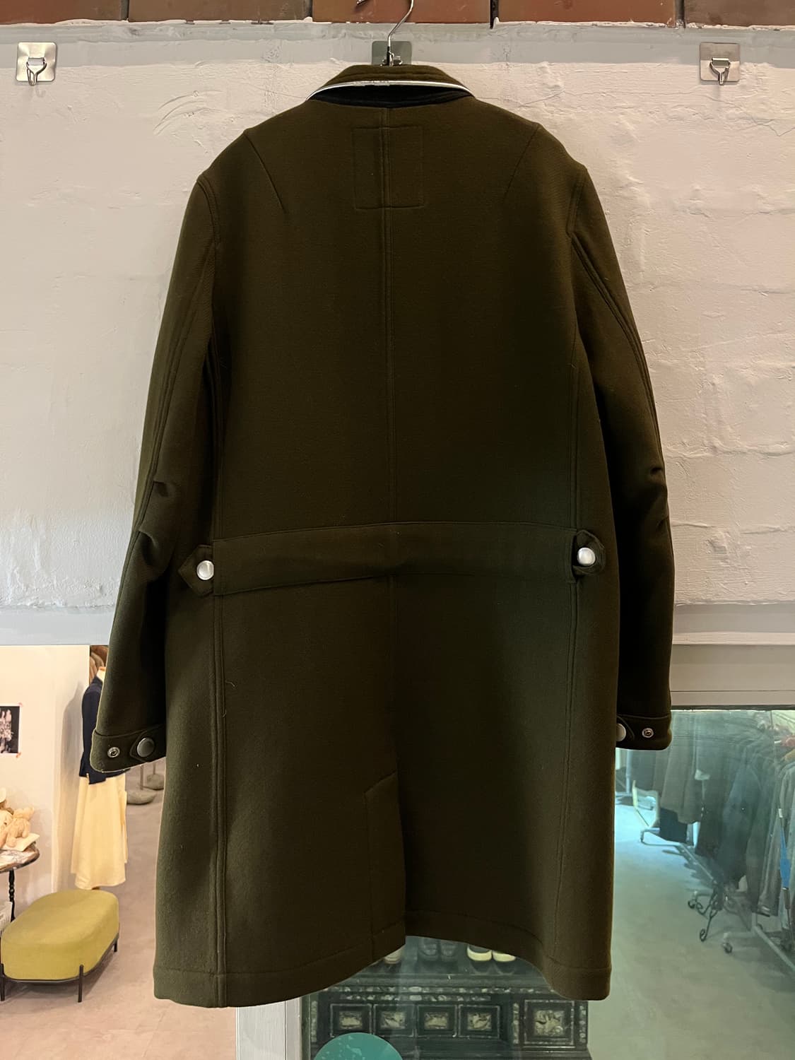 Zadig&Voltaire 실버 스트리밍 울 집업 코트 1 상품이미지7